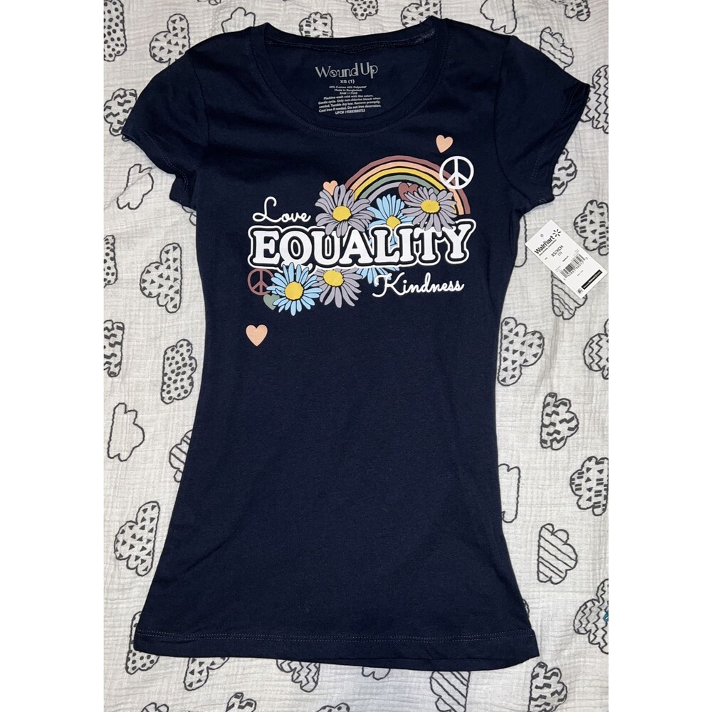 Love Equality Kindness T-Shirt XS 1 XS/XCH! Brand New!!